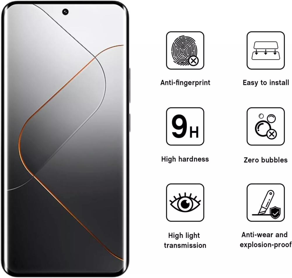  2-Pack Xiaomi 14T Pro Skärmskydd Härdat Glas - Teknikhallen.se