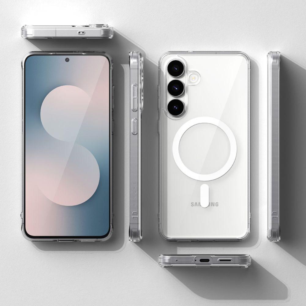 Ringke Ringke Samsung Galaxy S25 FE Skal MagSafe Fusion Transparent - Teknikhallen.se