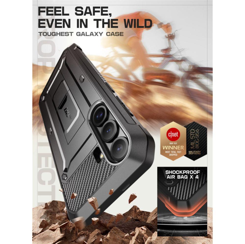Supcase Supcase Samsung Galaxy S25 FE Skal Unicorn Beetle Pro Svart - Teknikhallen.se
