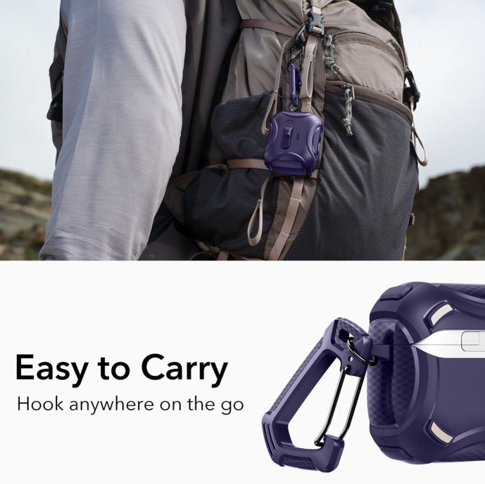 ESR ESR AirPods Pro 3 Skal MagSafe Cyber FlickLock HaloLock Lila - Teknikhallen.se