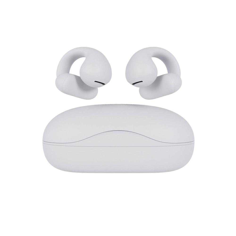 Happy Plugs Happy Plugs In-Ear Hörlurar Clip OWS True-Wireless Vit - Teknikhallen.se