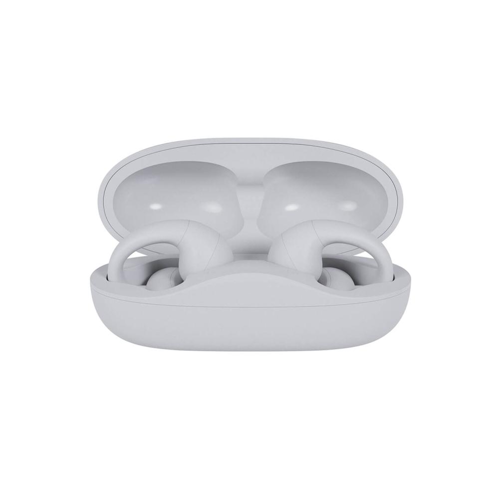 Happy Plugs Happy Plugs In-Ear Hörlurar Clip OWS True-Wireless Vit - Teknikhallen.se