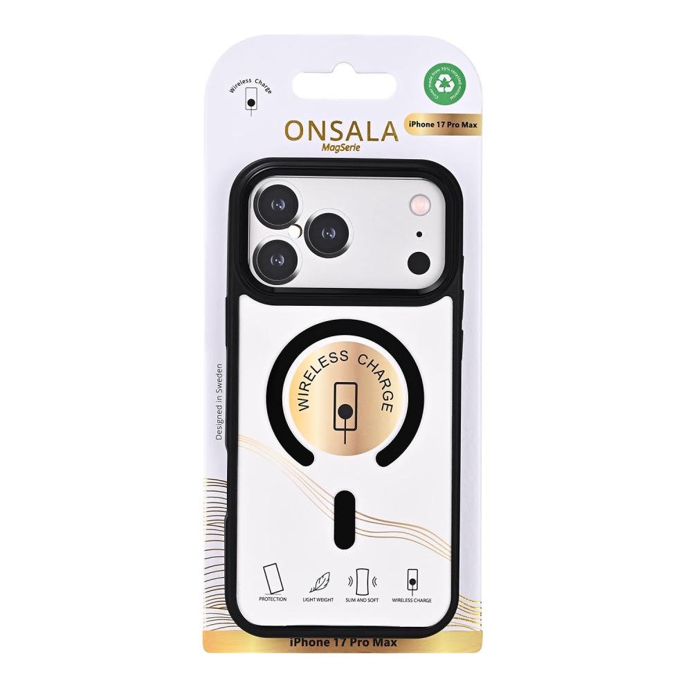 Onsala Onsala iPhone 17 Pro Max Skal MagSafe Bumper Svart/Transparent - Teknikhallen.se
