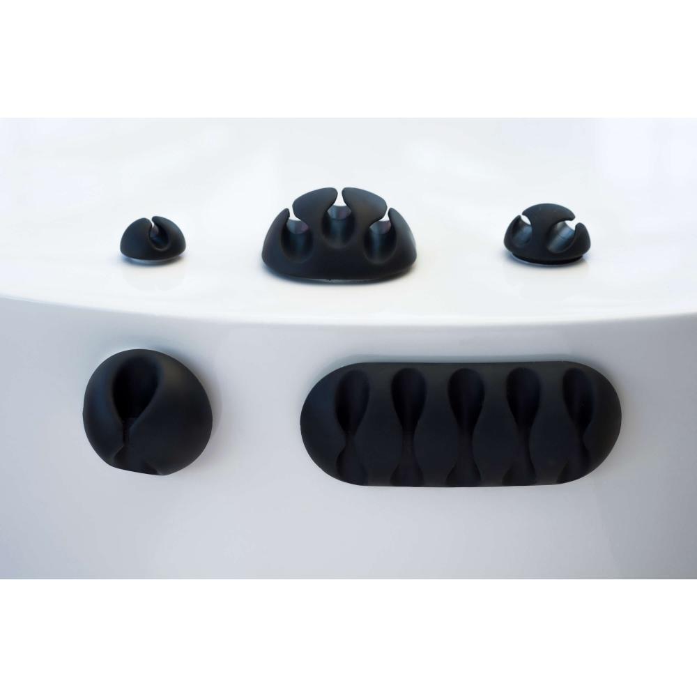 DESIRE2 DESIRE2 Kabelclips Tidy 10-pack Svart - Teknikhallen.se