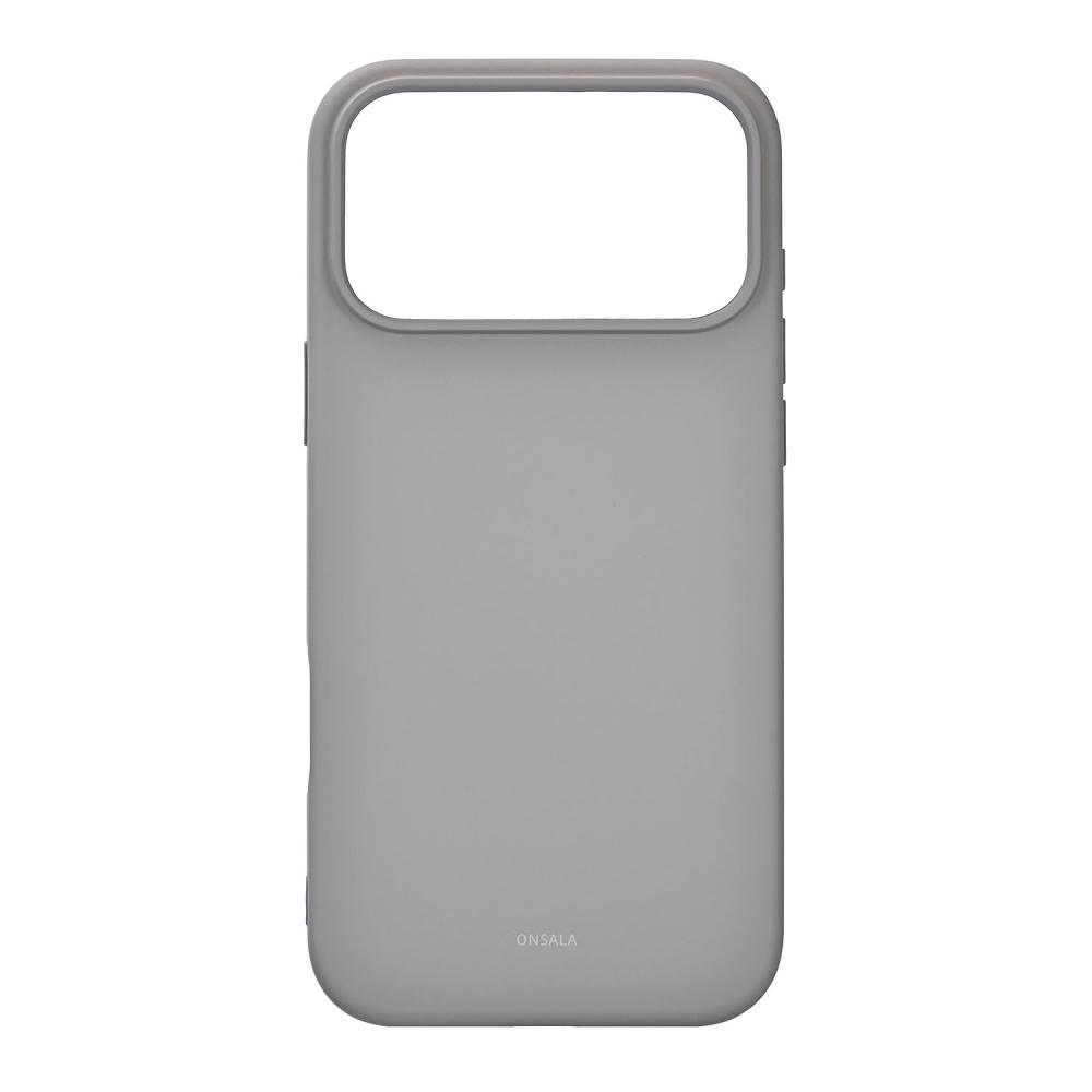 Onsala Onsala iPhone 17 Pro Max Mobilskal Med Silikonkänsla Concrete - Teknikhallen.se