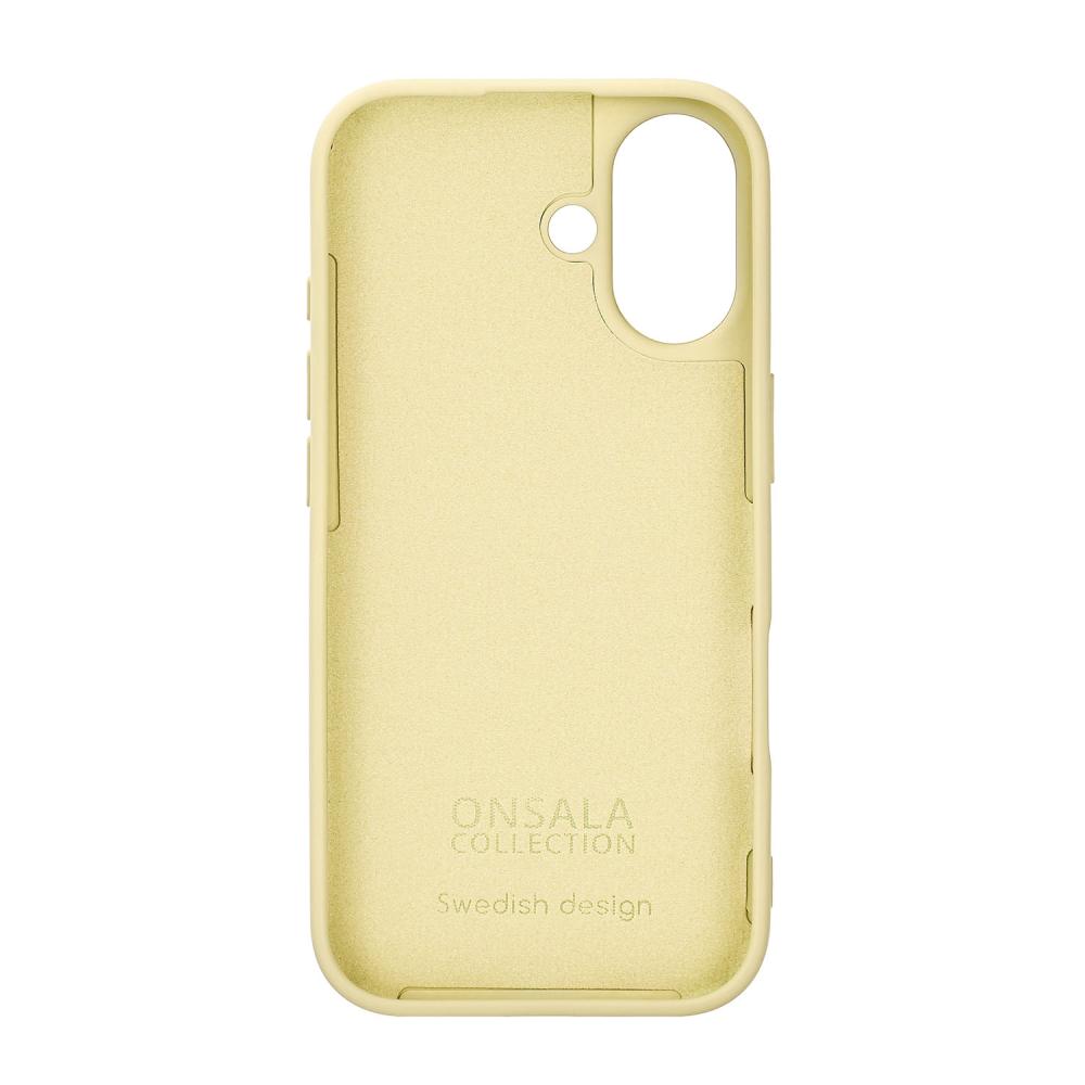 Onsala Onsala iPhone 17 Mobilskal Med Silikonkänsla Lemon - Teknikhallen.se