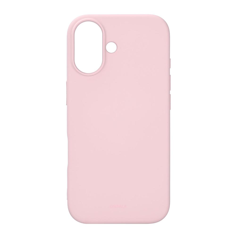 Onsala Onsala iPhone 17 Mobilskal Med Silikonkänsla Chalk Pink - Teknikhallen.se