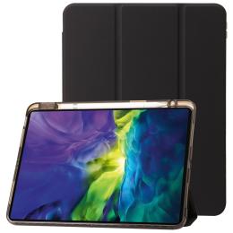  iPad Pro 11 2024 Fodral Tri-Fold Pennhållare Hybrid Svart - Teknikhallen.se