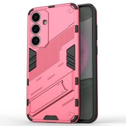  Samsung Galaxy S25 Skal Kickstand Hybrid Armor Rosa - Teknikhallen.se