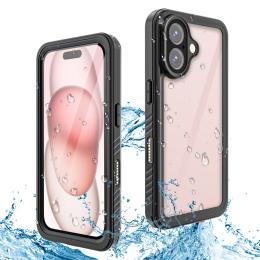 REDPEPPER REDPEPPER iPhone 16 Skal 360 Vattentät IP68 Svart - Teknikhallen.se