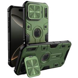 NILLKIN NILLKIN iPhone 16 Pro Max Skal MagSafe CamShield Armor Grön - Teknikhallen.se