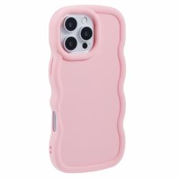  iPhone 16 Pro Mobilskal Wavy Ljus Rosa - Teknikhallen.se
