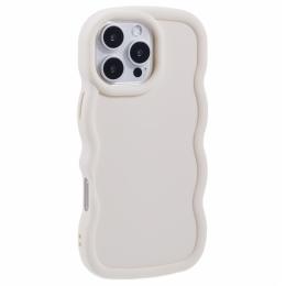  iPhone 16 Pro Mobilskal Wavy Off White - Teknikhallen.se