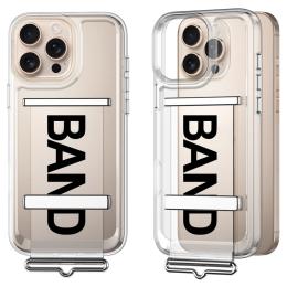 GKK GKK iPhone 16 Pro Max Skal Med Strap Transparent / Svart - Teknikhallen.se