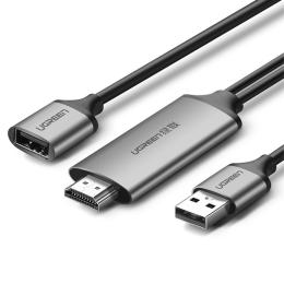 UGREEN UGREEN USB MHL - HDMI Kabel Svart - Teknikhallen.se
