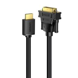 UGREEN UGREEN 0.5m 60Hz HDMI - DVI Kabel Svart - Teknikhallen.se