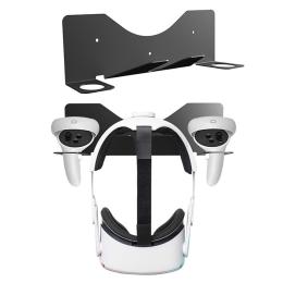 JYS JYS Meta Quest 2 / PS VR2 Väggfäst För Headset & Kontroll Svart - Teknikhallen.se