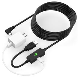 AMVR AMVR 5m Link Kabel Med Laddningsport USB-C Svart - Teknikhallen.se