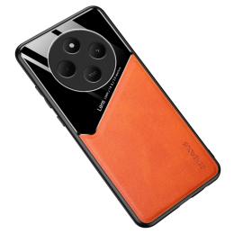  Xiaomi Redmi 14C Skal Med Inbyggd Magnetplatta Läder Orange - Teknikhallen.se