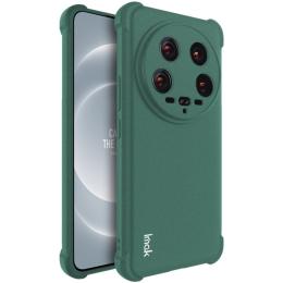 IMAK IMAK Xiaomi 14 Ultra Skal TPU AirBag Hörn Matt Grön - Teknikhallen.se