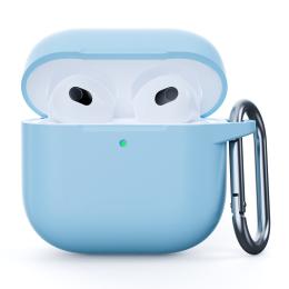  AirPods 4 Skal Med Krok Silikon Blå - Teknikhallen.se