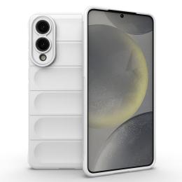  Samsung Galaxy S25 Edge Skal Magic Shield Vit - Teknikhallen.se