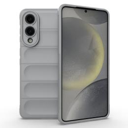  Samsung Galaxy S25 Edge Skal Magic Shield Ljus Grå - Teknikhallen.se