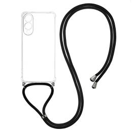  Samsung Galaxy S25 Edge Skal Med Mobilsnöre Transparent - Teknikhallen.se