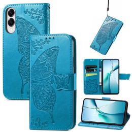  Samsung Galaxy S25 Edge Fodral Med Fjäril Tryck Blå - Teknikhallen.se