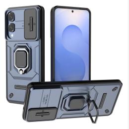  Samsung Galaxy S25 Edge Skal CamShield Ring Hybrid Blå - Teknikhallen.se