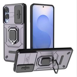  Samsung Galaxy S25 Edge Skal CamShield Ring Hybrid Lila - Teknikhallen.se