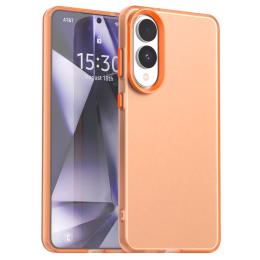  Samsung Galaxy S25 Edge Skal Slim Matt Orange - Teknikhallen.se