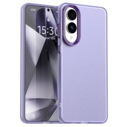  Samsung Galaxy S25 Edge Skal Slim Matt Lila - Teknikhallen.se
