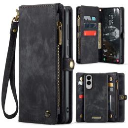 CASEME CASEME Samsung Galaxy S25 Edge Fodral Multifuntionell Svart - Teknikhallen.se