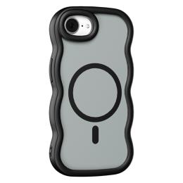  iPhone 16e Skal MagSafe Wavy Matt Svart - Teknikhallen.se