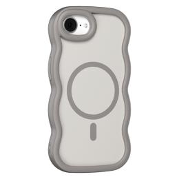 iPhone 16e Skal MagSafe Wavy Matt Grå - Teknikhallen.se