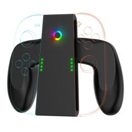 JYS JYS Nintendo Switch 2 Joy-Con Charging Grip Svart - Teknikhallen.se