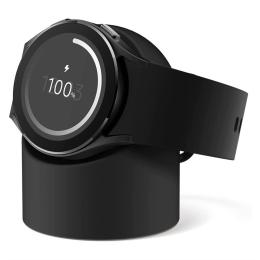  Samsung Galaxy Watch 5/5 Pro/6/7/FE Silikon Stativ Svart - Teknikhallen.se