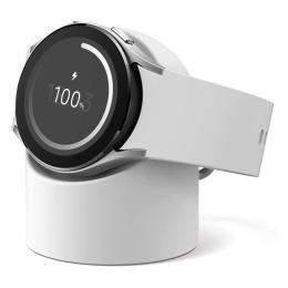  Samsung Galaxy Watch 5/5 Pro/6/7/FE Silikon Stativ Vit - Teknikhallen.se