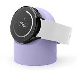  Samsung Galaxy Watch 5/5 Pro/6/7/FE Silikon Stativ Lila - Teknikhallen.se