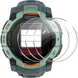  Garmin Instinct 3 45 mm 3-PACK Skärmskydd Härdat Glas - Teknikhallen.se