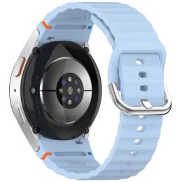  Galaxy Watch 5/5 Pro/6/7/FE Armband Silikon Wave Design - Teknikhallen.se