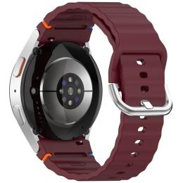  Galaxy Watch 5/5 Pro/6/7/FE Armband Silikon Wave Design - Teknikhallen.se