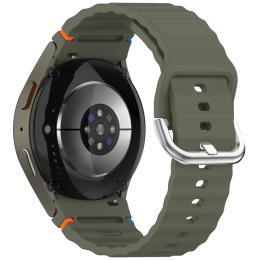  Galaxy Watch 5/5 Pro/6/7/FE Armband Silikon Wave Design - Teknikhallen.se