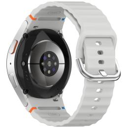  Galaxy Watch 5/5 Pro/6/7/FE Armband Silikon Wave Design - Teknikhallen.se