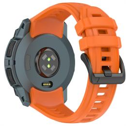  Garmin Instinct 3 45 mm Klockarmband Silikon Orange - Teknikhallen.se