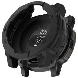  Garmin Instinct 3 50 mm Skal Silikon Shockproof Svart - Teknikhallen.se