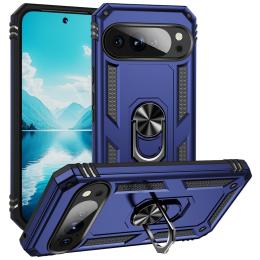  Google Pixel 10 / 10 Pro Skal Armor Ring Hybrid Blå - Teknikhallen.se