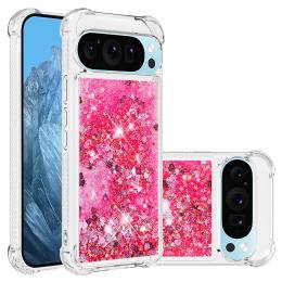  Google Pixel 10 / 10 Pro Skal Glitter Quicksand Rosa - Teknikhallen.se