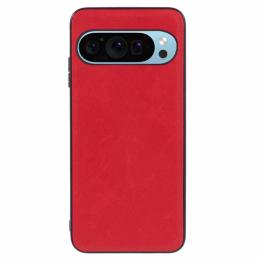  Google Pixel 10 / 10 Pro Skal Retro Läder Röd - Teknikhallen.se